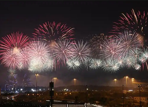 黄平县焰火晚会